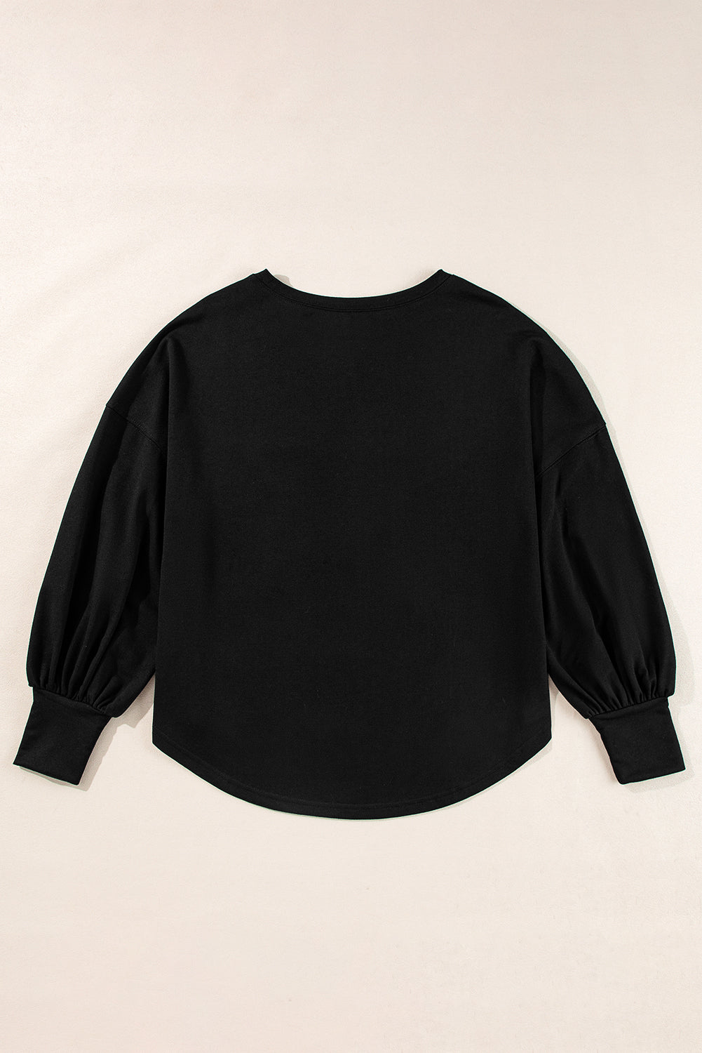 Gossamer Pink Studded Star Graphic Oversized Long Sleeve Top