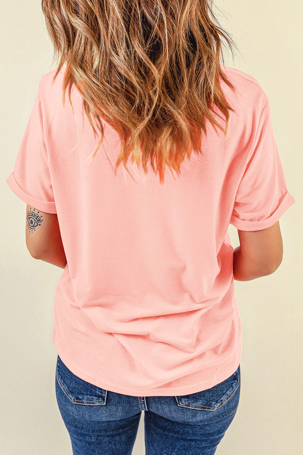 Pink SHINE BRIGHT Graphic Casual Tee